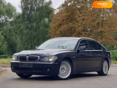 BMW 7 Series, 2008, Газ пропан-бутан / Бензин, 4 л., 218 тыс. км, Седан, Синий, Киев 26328 фото