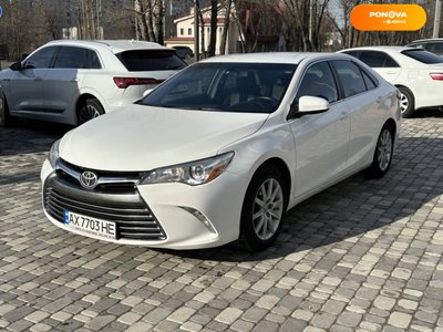 Toyota Camry, 2015, Газ пропан-бутан / Бензин, 2.49 л., 158 тыс. км, Седан, Белый, Харьков 23203 фото