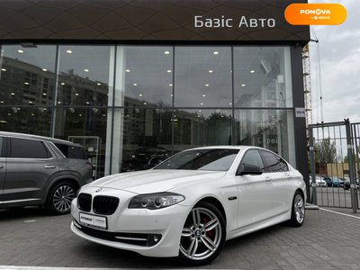 BMW 5 Series, 2012, Бензин, 2.98 л., 64 тис. км, Седан, Білий, Одеса 37058 фото