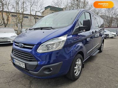 Ford Tourneo Custom, 2014, Дизель, 2.2 л., 247 тыс. км, Минивен, Синий, Одесса 17190 фото