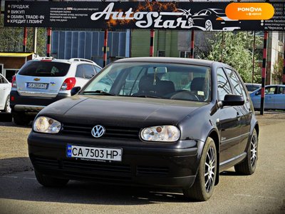 Volkswagen Golf, 2000, Бензин, 1.39 л., 280 тис. км, Хетчбек, Чорний, Черкаси 35727 фото