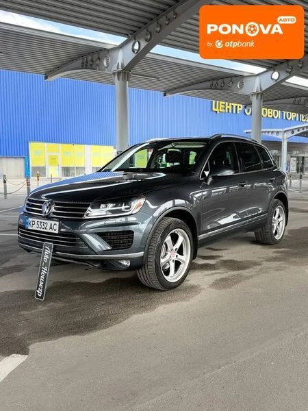 Volkswagen Touareg, 2014 г., Дизель, 151 тыс. км, Внедорожник / Кроссовер, Серый, Запорожье AT-10412863 фото