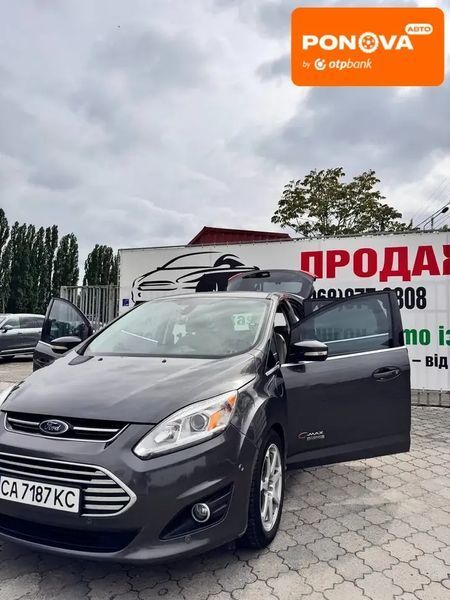 Ford C-Max, 2017 р., Гібрид (HEV), 175 тис. км, Мінівен, Сірий, Черкаси AT-10417624 фото