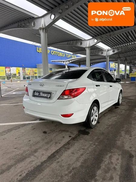 Hyundai Accent, 2011 р., Газ пропан-бутан / Бензин, 169 тис. км, Седан, Білий, Запоріжжя AT-10417427 фото