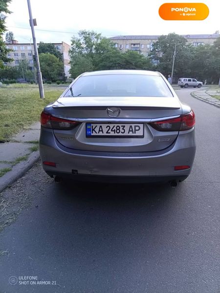 Mazda 6, 2013, Бензин, 2.49 л., 240 тис. км, Седан, Сірий, Київ Cars-Pr-58503 фото