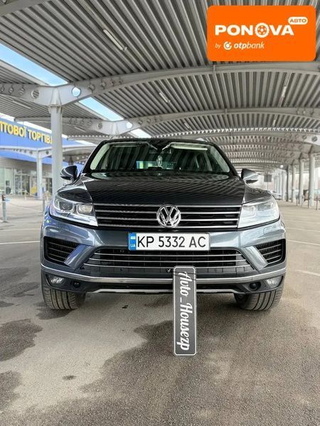 Volkswagen Touareg, 2014 г., Дизель, 151 тыс. км, Внедорожник / Кроссовер, Серый, Запорожье AT-10412863 фото