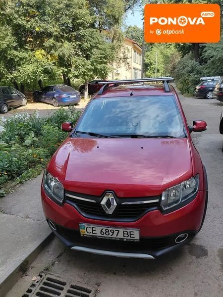 Renault Sandero StepWay, 2015 р., Дизель, 102 тис. км, Хетчбек, Червоний, Чернівці AT-10400654 фото