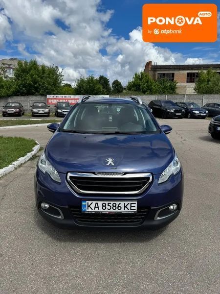 Peugeot 2008, 2014 р., Бензин, 168 тис. км, Позашляховик / Кросовер, Синій, Кам'янка AT-10418539 фото