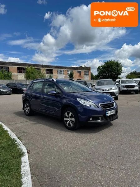 Peugeot 2008, 2014 р., Бензин, 168 тис. км, Позашляховик / Кросовер, Синій, Кам'янка AT-10418539 фото