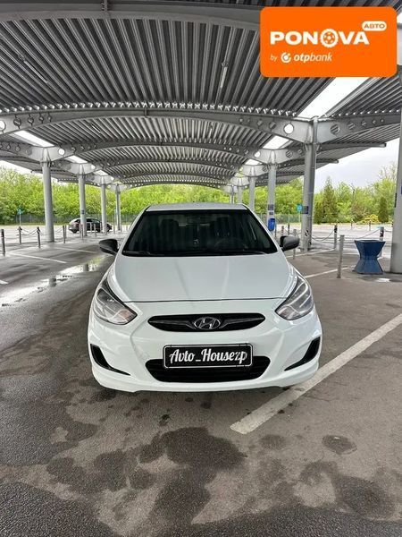 Hyundai Accent, 2011 р., Газ пропан-бутан / Бензин, 169 тис. км, Седан, Білий, Запоріжжя AT-10417427 фото