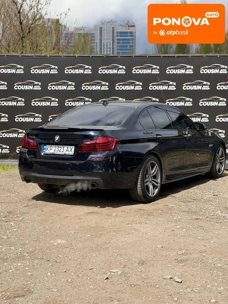 BMW 5 Series, 2015 р., Бензин, 194 тис. км, Седан, Чорний, Київ AT-10416228 фото
