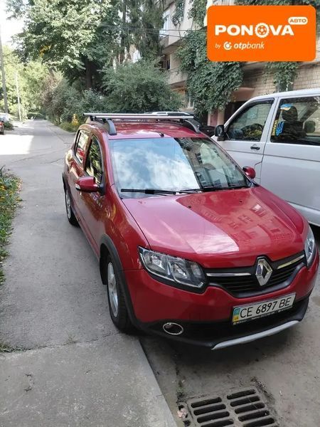 Renault Sandero StepWay, 2015 р., Дизель, 102 тис. км, Хетчбек, Червоний, Чернівці AT-10400654 фото
