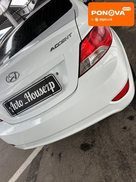 Hyundai Accent, 2011 р., Газ пропан-бутан / Бензин, 169 тис. км, Седан, Білий, Запоріжжя AT-10417427 фото