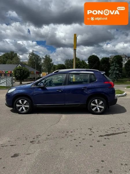 Peugeot 2008, 2014 р., Бензин, 168 тис. км, Позашляховик / Кросовер, Синій, Кам'янка AT-10418539 фото