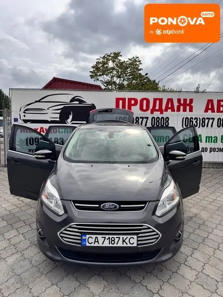 Ford C-Max, 2017 р., Гібрид (HEV), 175 тис. км, Мінівен, Сірий, Черкаси AT-10417624 фото