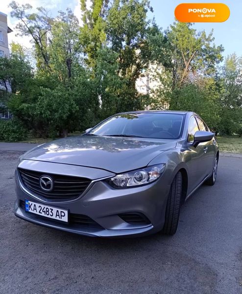 Mazda 6, 2013, Бензин, 2.49 л., 240 тис. км, Седан, Сірий, Київ Cars-Pr-58503 фото