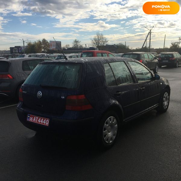 Volkswagen Golf IV, 2000, Бензин, 1.6 л., 201 тис. км, Хетчбек, Синій, Житомир 4458 фото