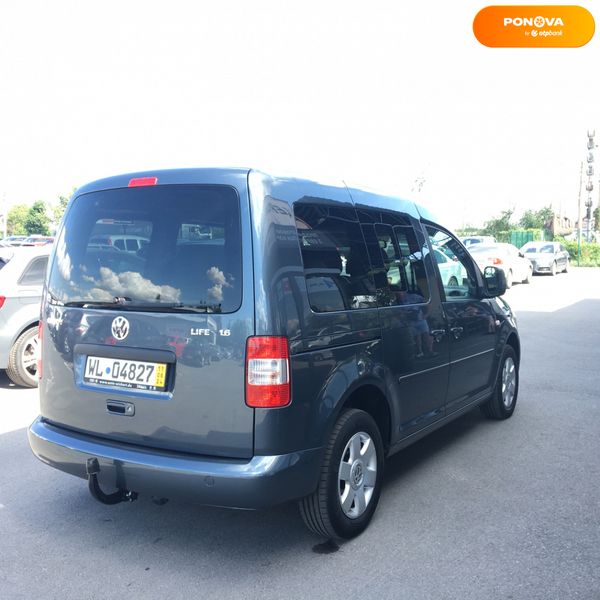 Volkswagen Caddy пасс., 2009, Бензин, 1.6 л., 223 тис. км, Універсал, Сірий, Житомир 110575 фото