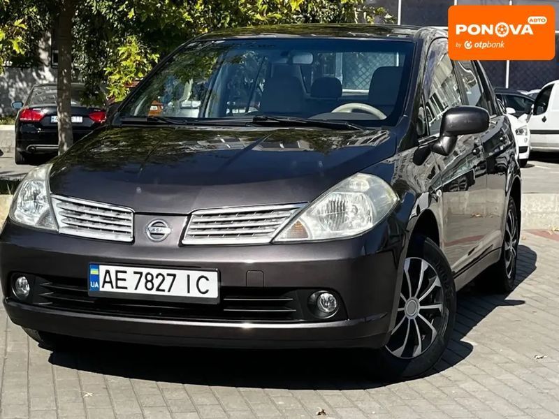 Nissan TIIDA, 2008 р., Газ пропан-бутан / Бензин, 195 тис. км, Хетчбек, Сірий, Дніпро (Дніпропетровськ) AT-10403534 фото