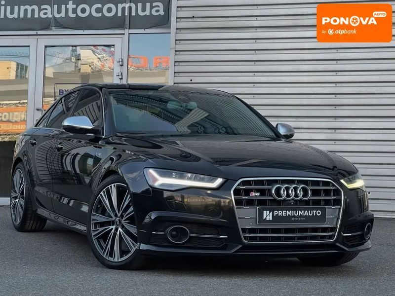 Audi S6, 2015 р., Бензин, 215 тис. км, Седан, Чорний, Дніпро (Дніпропетровськ) AT-10418084 фото