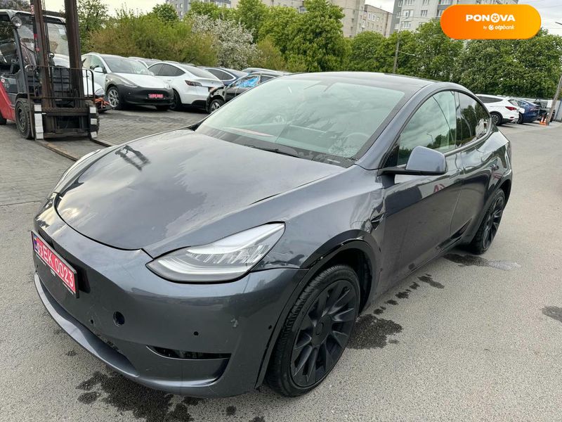 Tesla Model Y, 2021, Електро, 81 тис. км, Позашляховик / Кросовер, Сірий, Луцьк 107525 фото