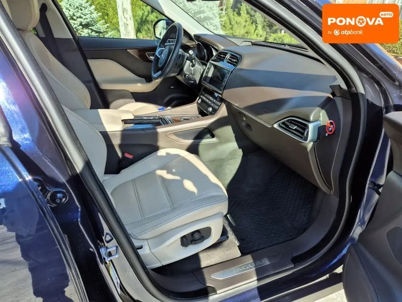 Jaguar F-Pace, 2017 г., Бензин, 62 тыс. км, Внедорожник / Кроссовер, Синий, Киев AT-10404844 фото