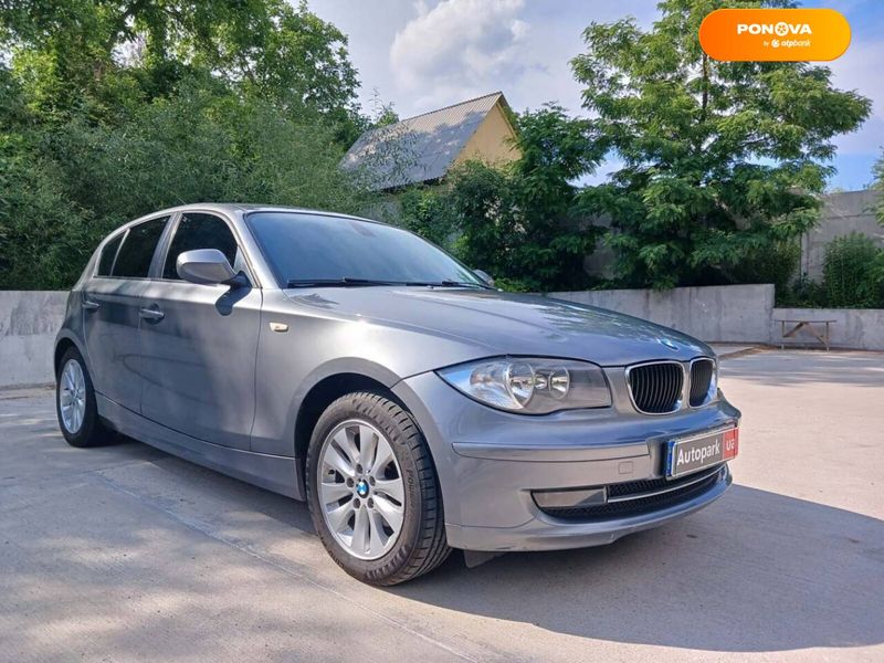 BMW 1 Series, 2009, Бензин, 2 л., 201 тис. км, Хетчбек, Сірий, Київ 97963 фото