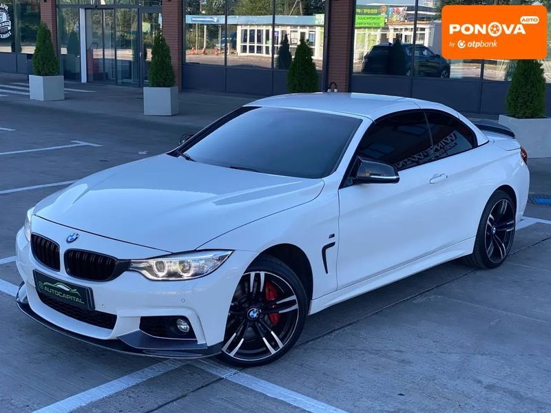 BMW 4 Series, 2014 г., Бензин, 141 тыс. км, Кабриолет, Белый, Киев AT-10421253 фото