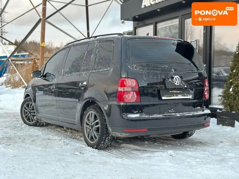 Volkswagen Touran, 2007 р., Бензин, 242 тис. км, Універсал, Чорний, Харків AT-10406945 фото