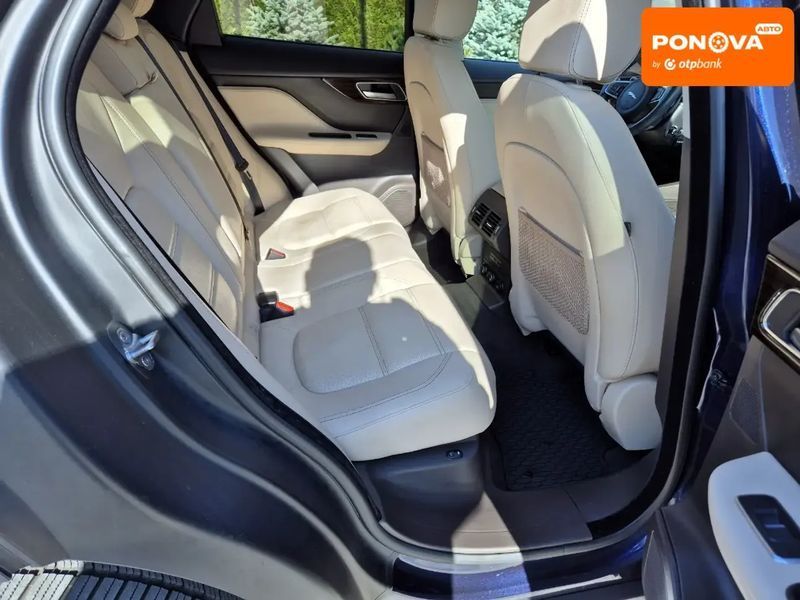 Jaguar F-Pace, 2017 г., Бензин, 62 тыс. км, Внедорожник / Кроссовер, Синий, Киев AT-10404844 фото