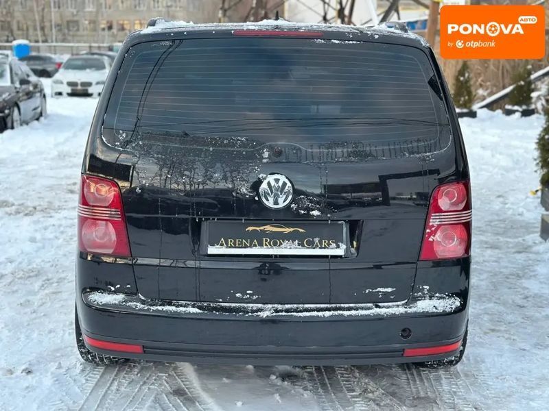 Volkswagen Touran, 2007 р., Бензин, 242 тис. км, Універсал, Чорний, Харків AT-10406945 фото