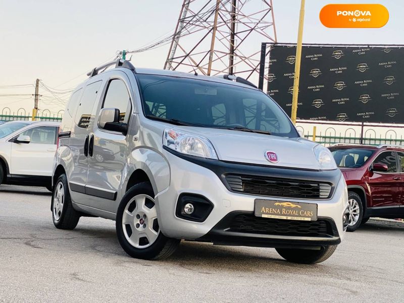 Fiat Qubo, 2018, Газ пропан-бутан / Бензин, 1.37 л., 81 тыс. км, Минивен, Серый, Харьков 107319 фото