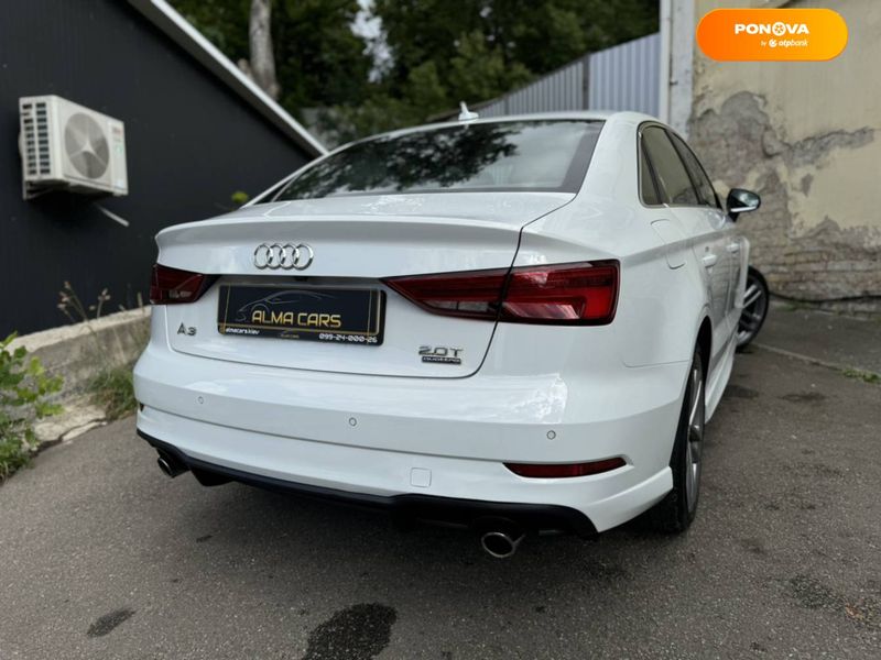 Audi A3, 2017, Бензин, 2 л., 156 тис. км, Седан, Білий, Київ 103746 фото