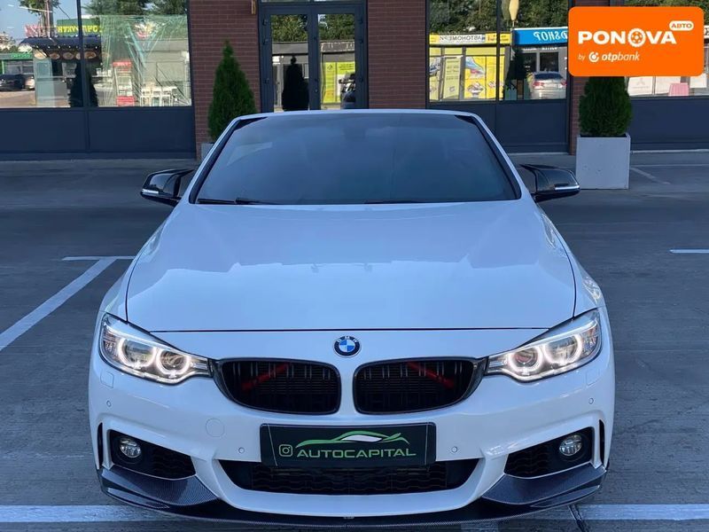 BMW 4 Series, 2014 г., Бензин, 141 тыс. км, Кабриолет, Белый, Киев AT-10421253 фото