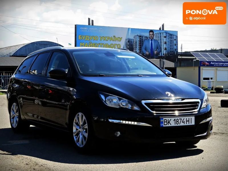 Peugeot 308, 2016 р., Дизель, 238 тис. км, Універсал, Чорний, Черкаси AT-10420298 фото