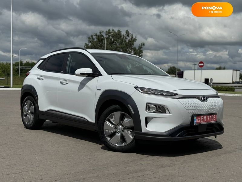 Hyundai Kona Electric, 2021, Електро, 49 тыс. км, Внедорожник / Кроссовер, Белый, Ровно 107121 фото