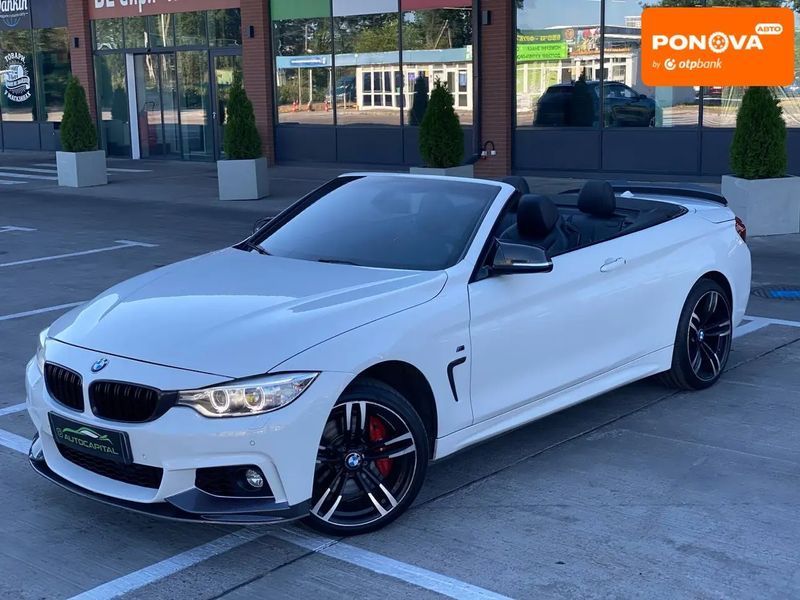 BMW 4 Series, 2014 г., Бензин, 141 тыс. км, Кабриолет, Белый, Киев AT-10421253 фото