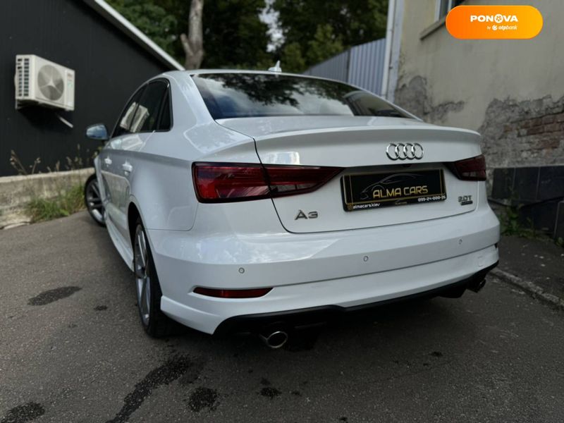 Audi A3, 2017, Бензин, 2 л., 156 тис. км, Седан, Білий, Київ 103746 фото