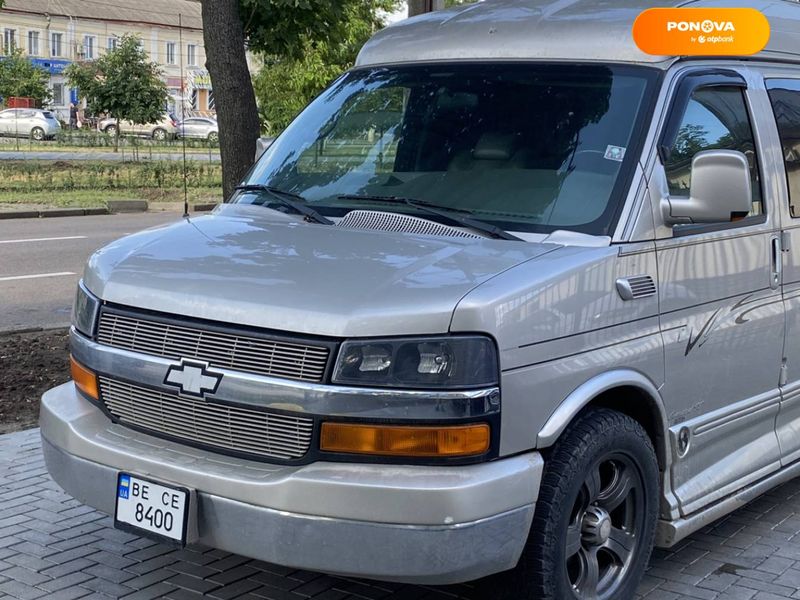 Chevrolet Express, 2006, Газ пропан-бутан / Бензин, 5.3 л., 241 тис. км, Мінівен, Сірий, Миколаїв 99487 фото