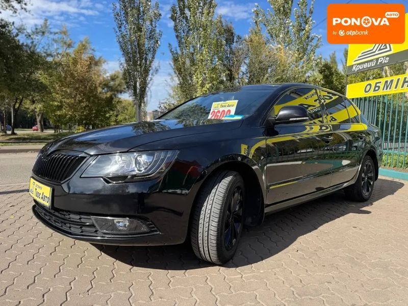 Skoda Superb, 2013 р., Бензин, 240 тис. км, Ліфтбек, Чорний, Кривий Ріг AT-10403442 фото