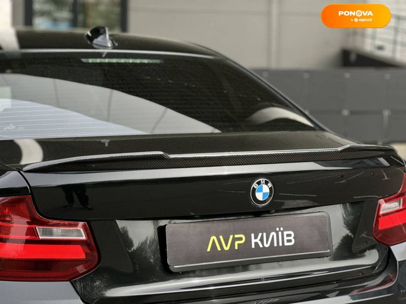 BMW 2 Series, 2015, Бензин, 2 л., 128 тис. км, Купе, Чорний, Київ 36336 фото