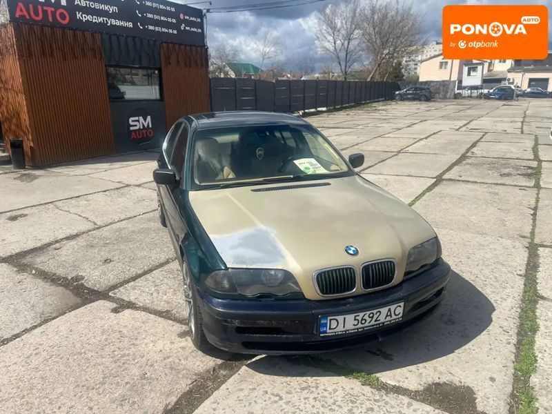 BMW 3 Series, 1999 г., Бензин, 289 тыс. км, Седан, Зеленый, Харьков AT-10413495 фото