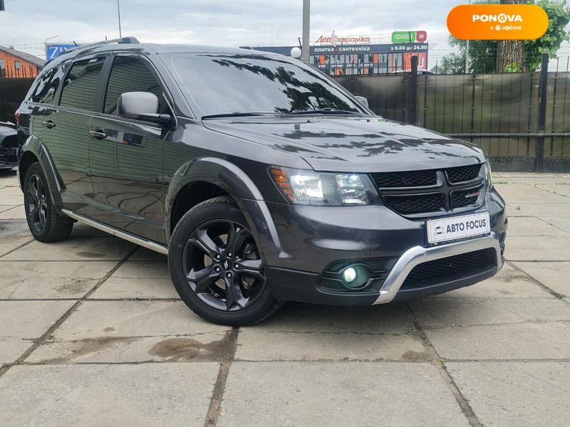 Dodge Journey, 2018, Бензин, 3.61 л., 183 тис. км, Позашляховик / Кросовер, Сірий, Київ 110776 фото