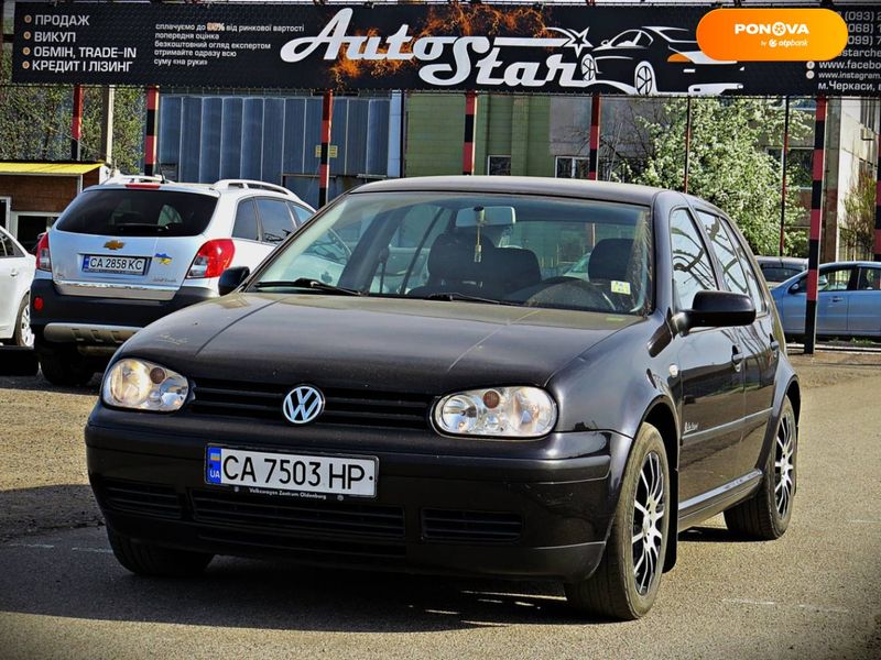 Volkswagen Golf, 2000, Бензин, 1.39 л., 280 тыс. км, Хетчбек, Чорный, Черкассы 35727 фото