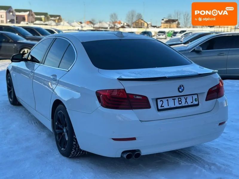 BMW 5 Series, 2016 р., Бензин, 190 тис. км, Седан, Білий, Вінниця AT-10409097 фото