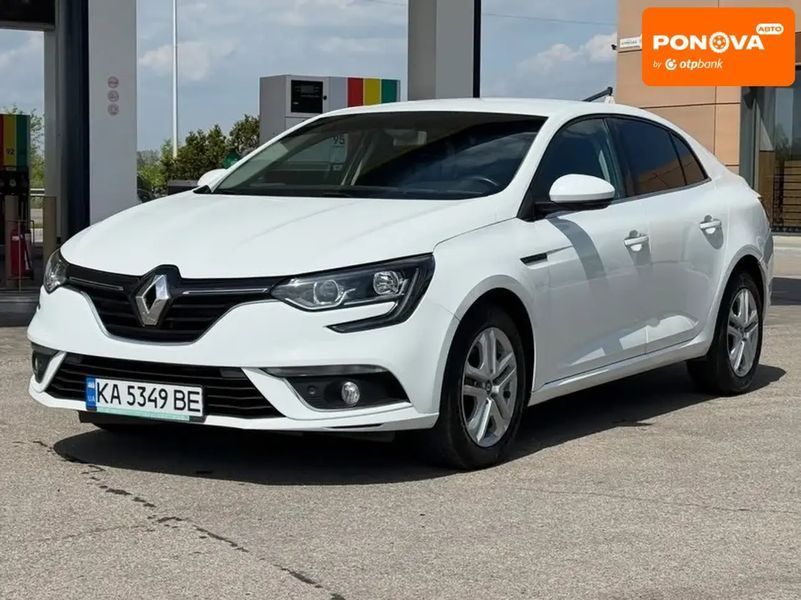 Renault Megane, 2018 г., Дизель, 122 тыс. км, Седан, Белый, Днепр (Днепропетровск) AT-10418652 фото