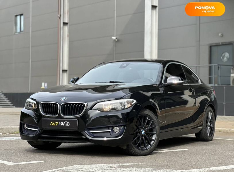 BMW 2 Series, 2015, Бензин, 2 л., 128 тыс. км, Купе, Чорный, Киев 36336 фото