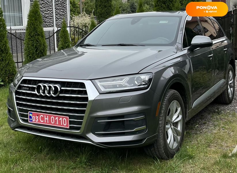 Audi Q7, 2017, Бензин, 2 л., 180 тыс. км, Внедорожник / Кроссовер, Серый, Нововолынск Cars-Pr-57873 фото