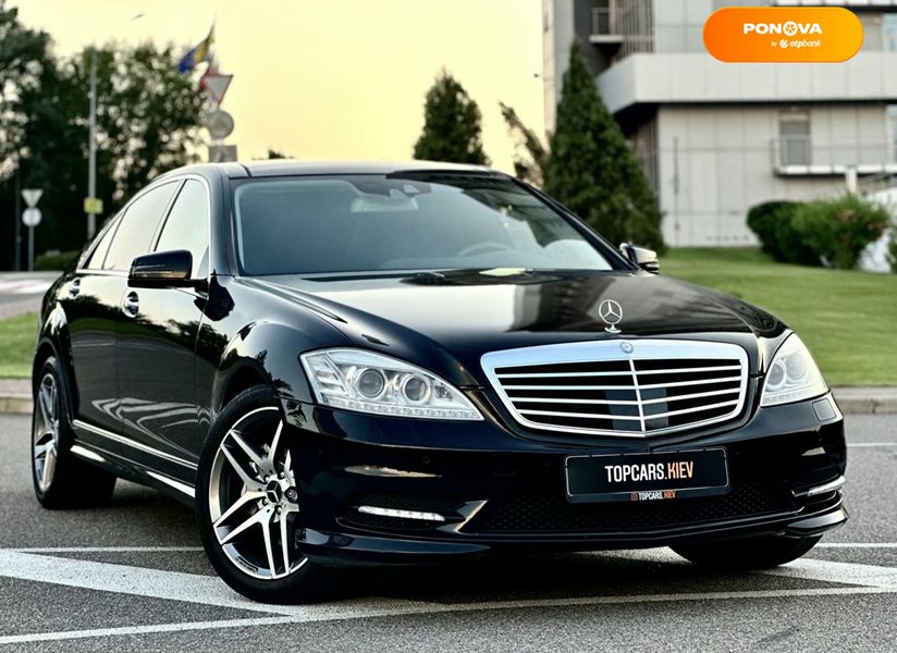 Mercedes-Benz S-Class, 2009, Бензин, 5.46 л., 138 тис. км, Седан, Чорний, Київ 109807 фото