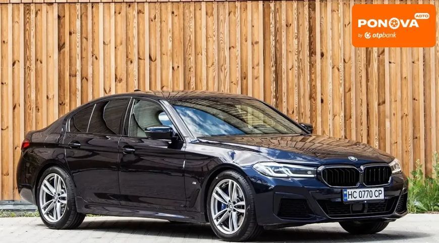 BMW 5 Series, 2020 р., Дизель, 203 тис. км, Седан, Чорний, Львів AT-10418277 фото